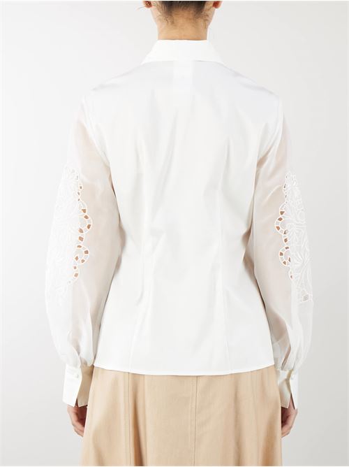 Shirt with broderie anglaise embroidery Penny Black PENNY BLACK | Shirt | MUSEO1